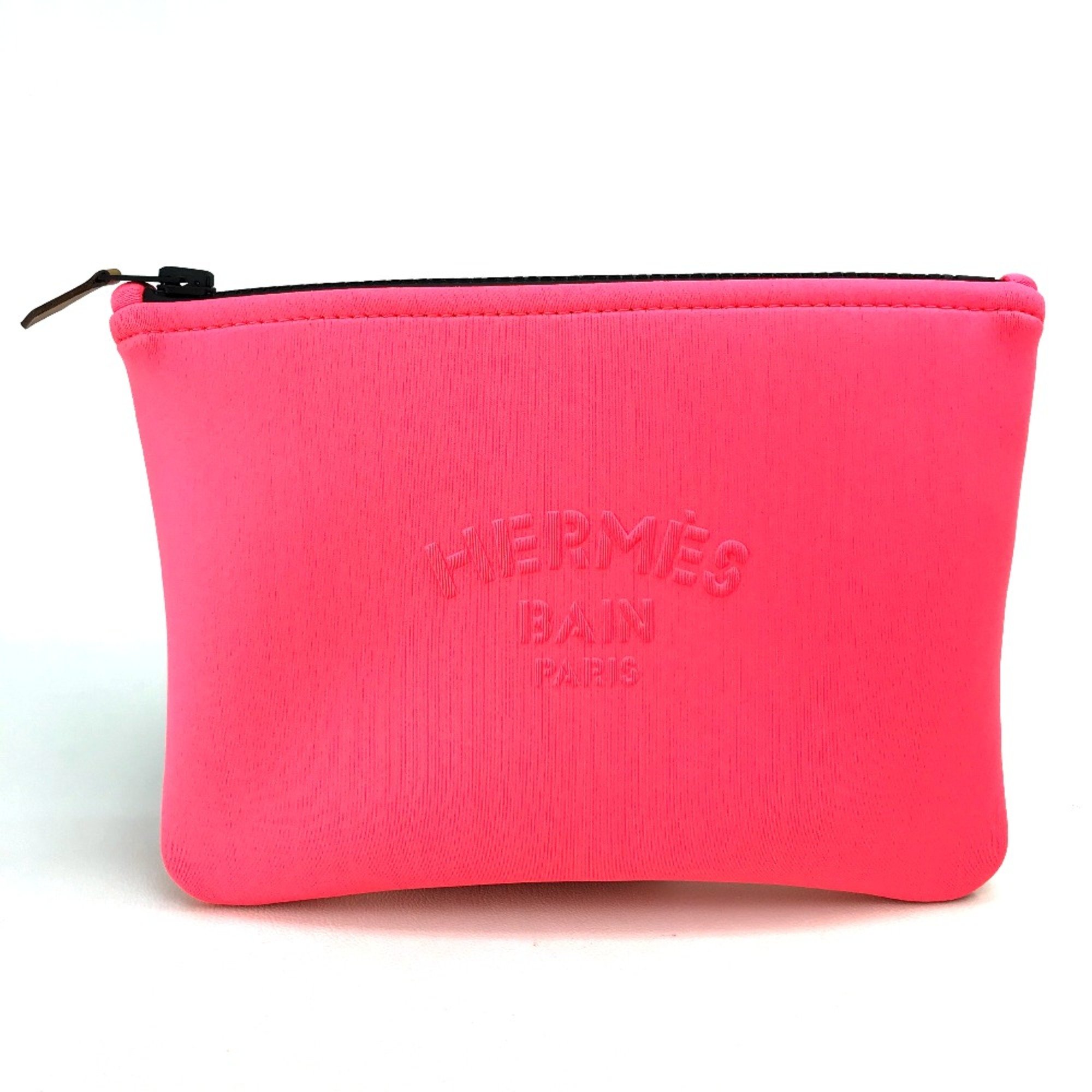 Hermes Trousse accessory case Pouch bubble gum Light pink