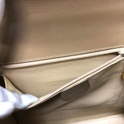 Gucci 2WAY Bag Shoulder Bag Crossbody Hand Bag Beige GoldHardware