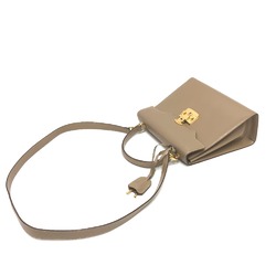 Gucci 2WAY Bag Shoulder Bag Crossbody Hand Bag Beige GoldHardware