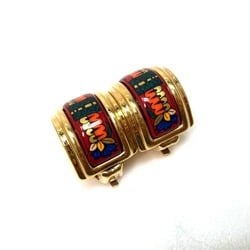 Hermes Accessories Earrings Red RedBased Gold