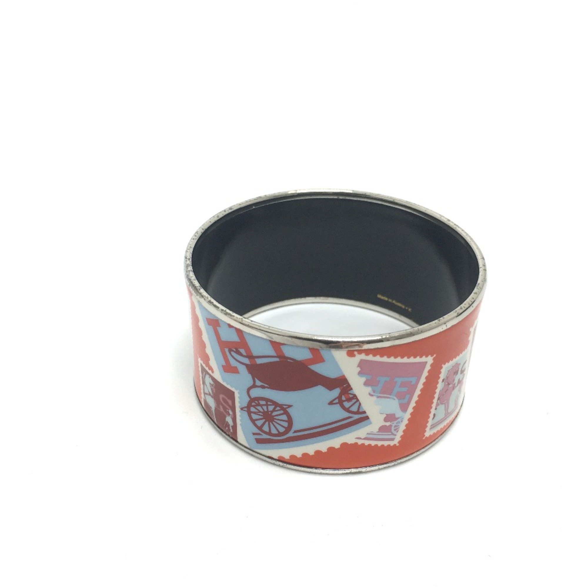 Hermes Accessories Cloisonne Bangle Orange