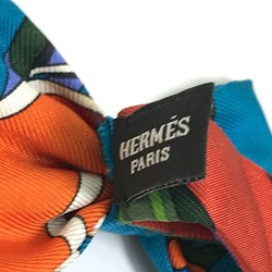 Hermes Bowtie ribbon Necktie Blue x Multicolore