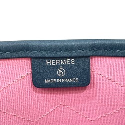 Hermes Petit Ash bag shawl Tote Bag Navy x Pink