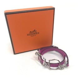 Hermes Accessories Double Bracelet Bracelet purple SilverHardware