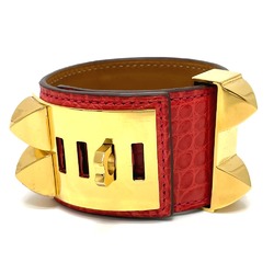 Hermes Bangle accessories Bracelet Bougainvillea RedBased x GoldHardware