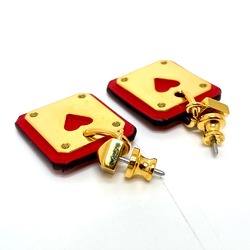 Hermes heart Accessories Pierce Red GoldHardware