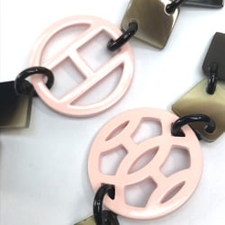 Hermes Accessories Necklace Brown BrownBased x Light Pink