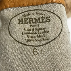 Hermes Cadena Charm gloves Glove Natural Sable BeigeBased