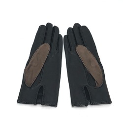 Hermes H logo gloves Brown