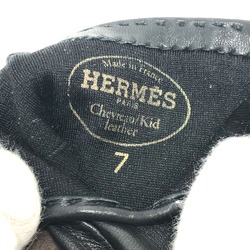 Hermes H logo gloves Brown