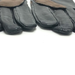 Hermes H logo gloves Brown