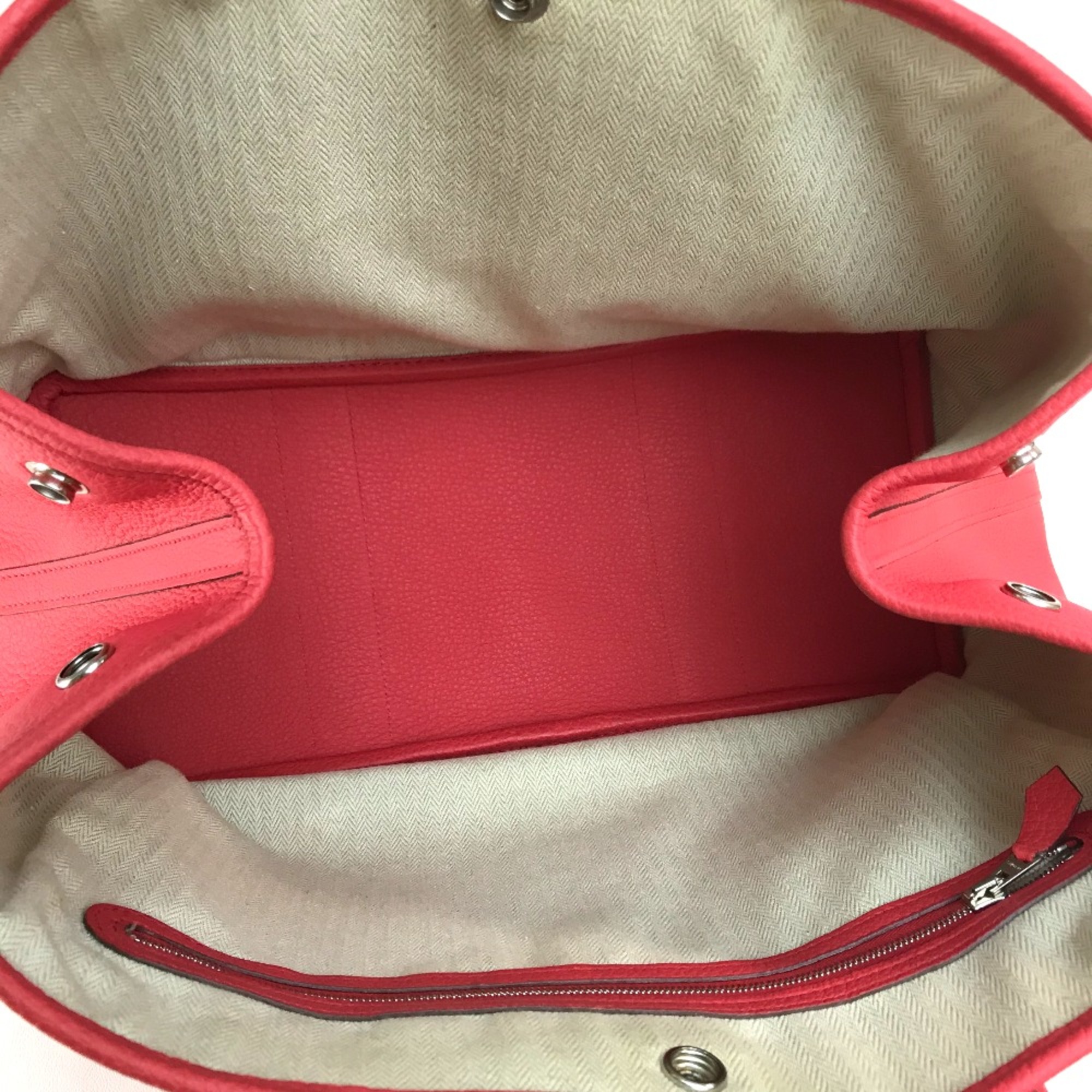 Hermes Bag Hand Bag Tote Bag Bougainvillea RedBased