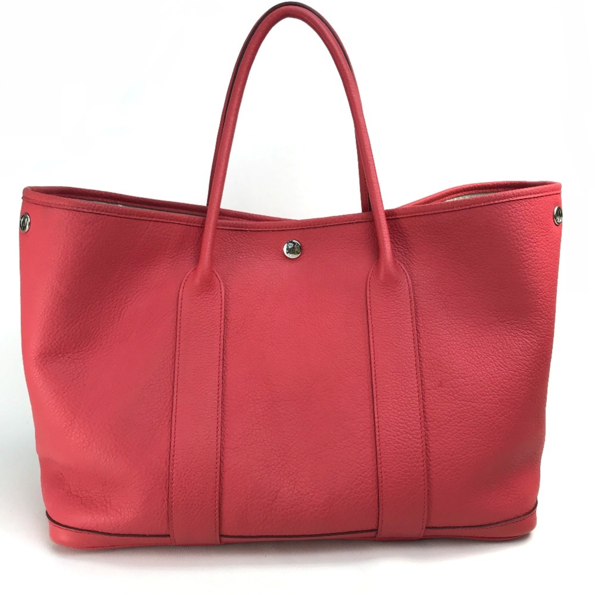 Hermes Bag Hand Bag Tote Bag Bougainvillea RedBased