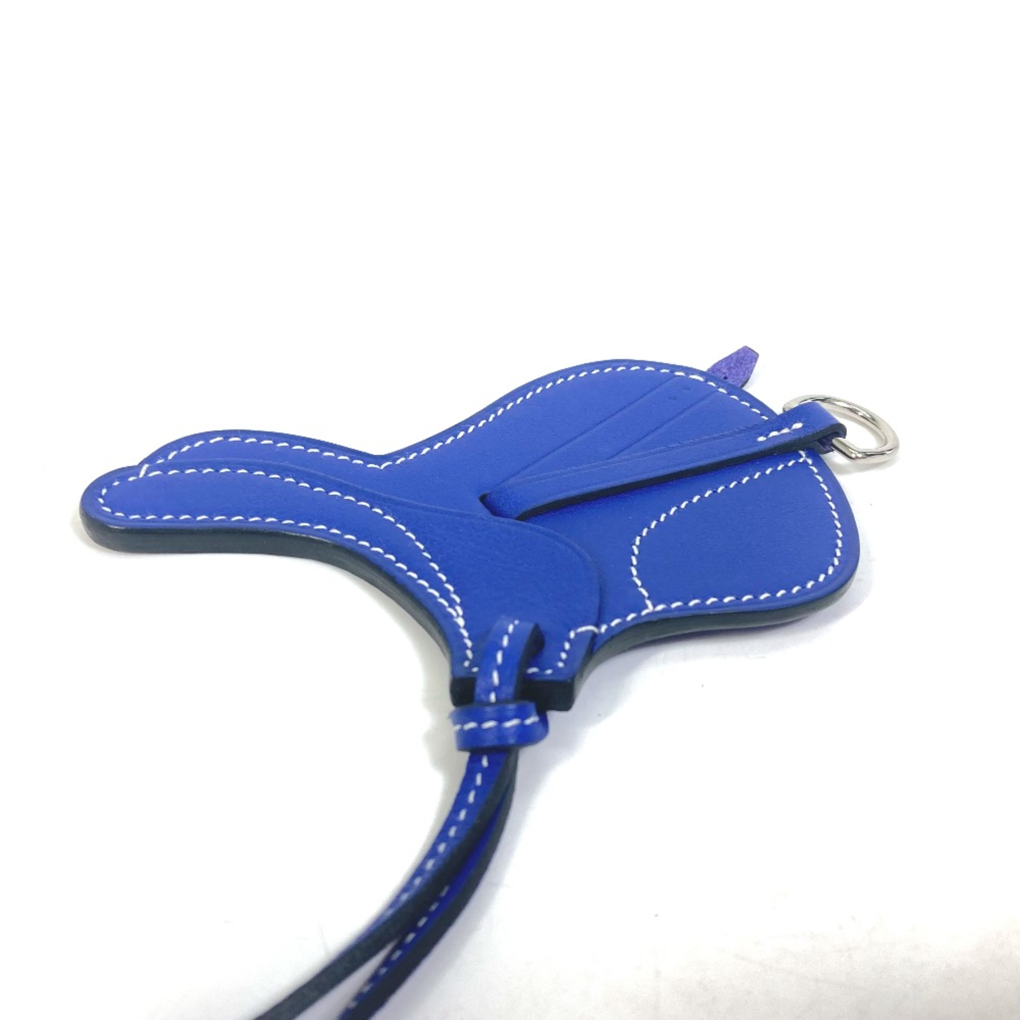 Hermes Key Holder Bag Bag Charm charm blue