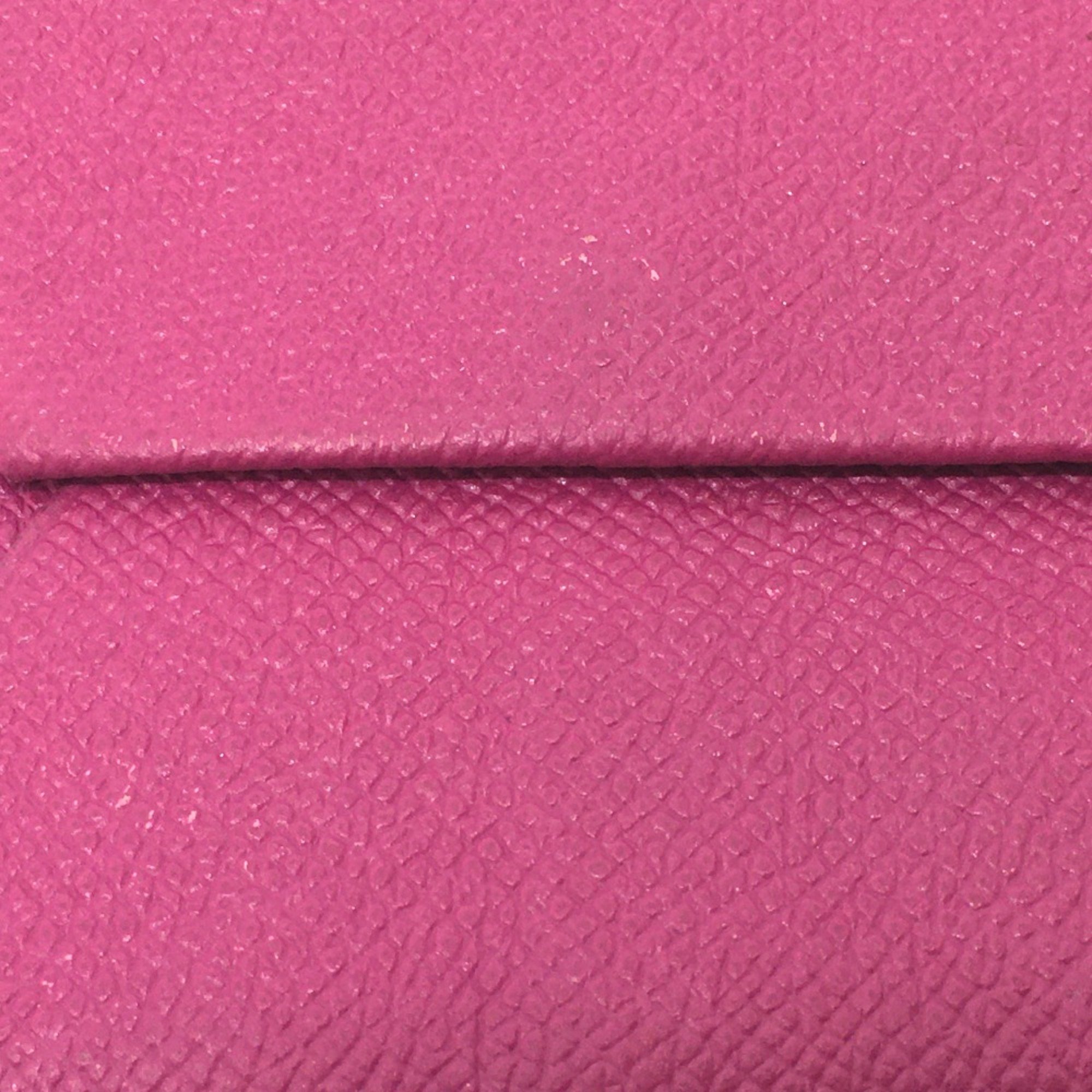 Hermes Epsom Coin Compartment Wallet coin purse Rose purple purple