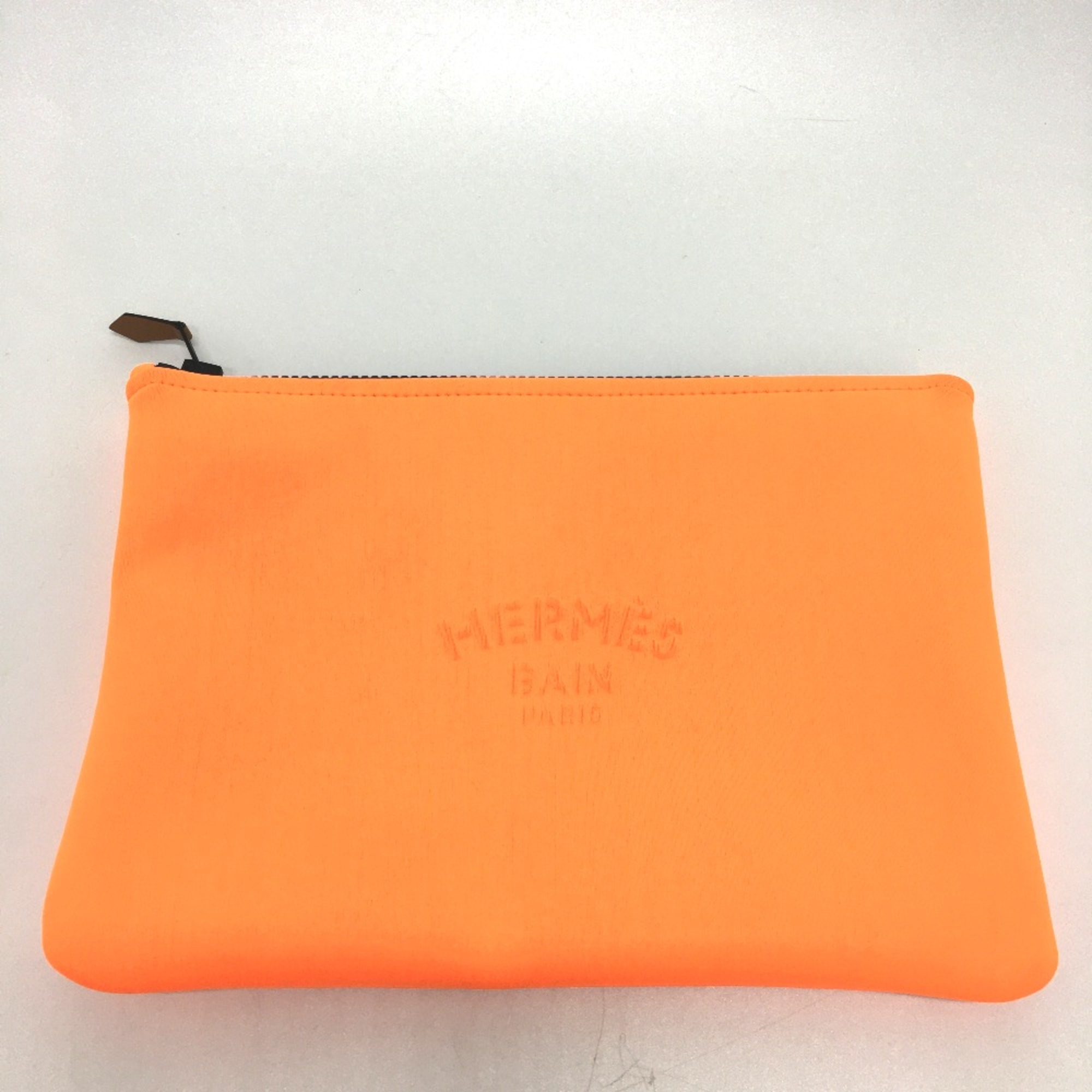 Hermes accessory case Bag neoban/pouch Clutch bag Orange