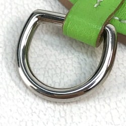 Hermes bag saddle charm Apple green Light green