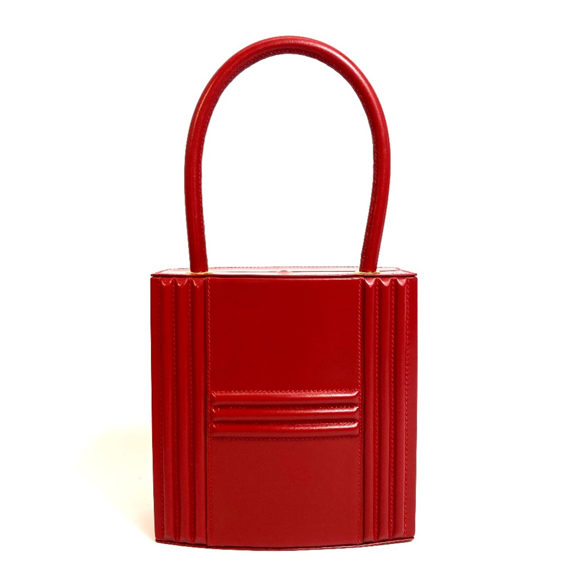 Hermes Bag Hand Bag Rouge Viff Red GoldHardware