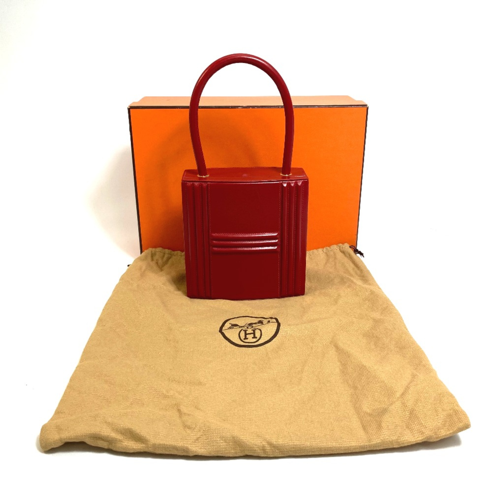 Hermes Bag Hand Bag Rouge Viff Red GoldHardware