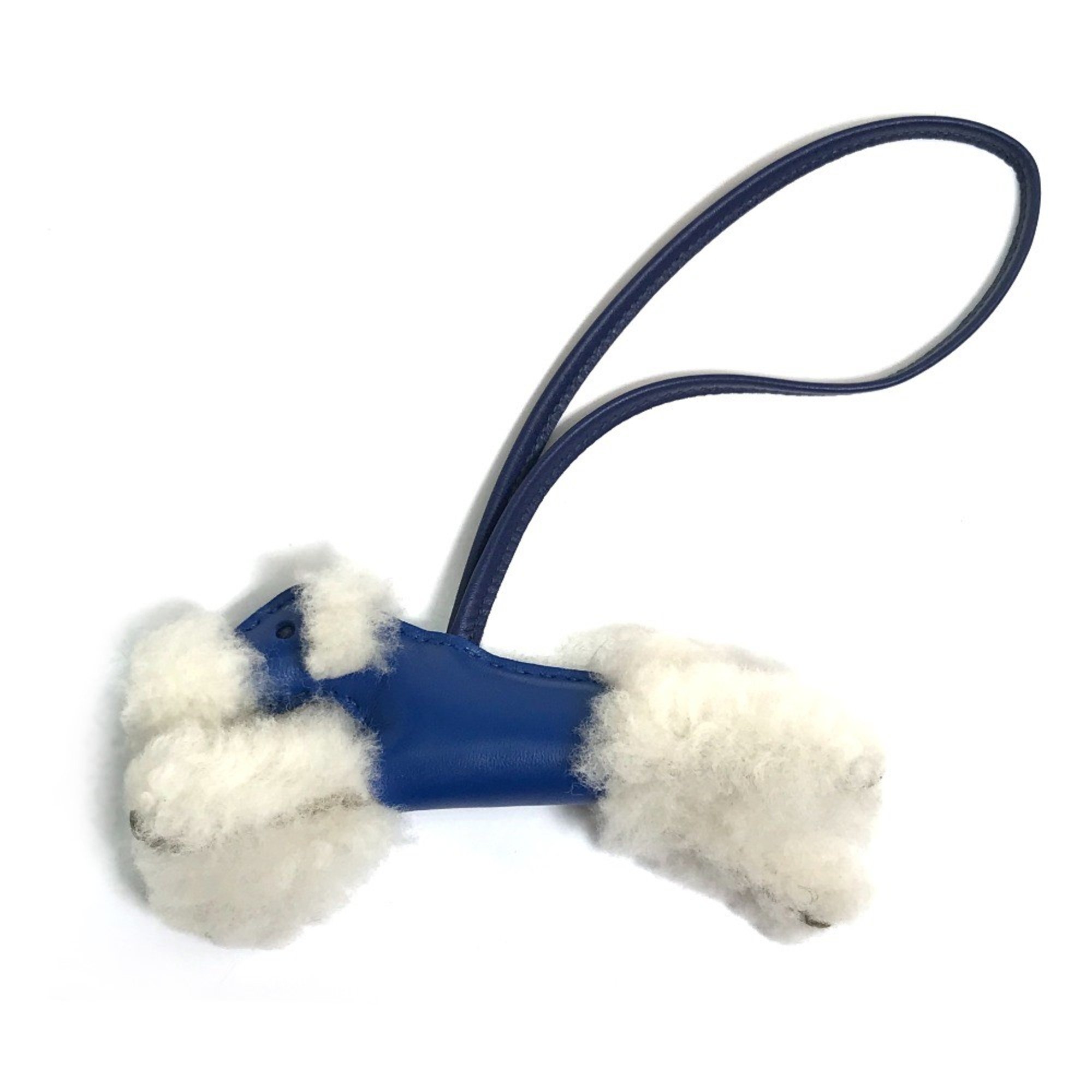 Hermes Fox terrier bags bag accessories Bag Charm Blue Sapphire