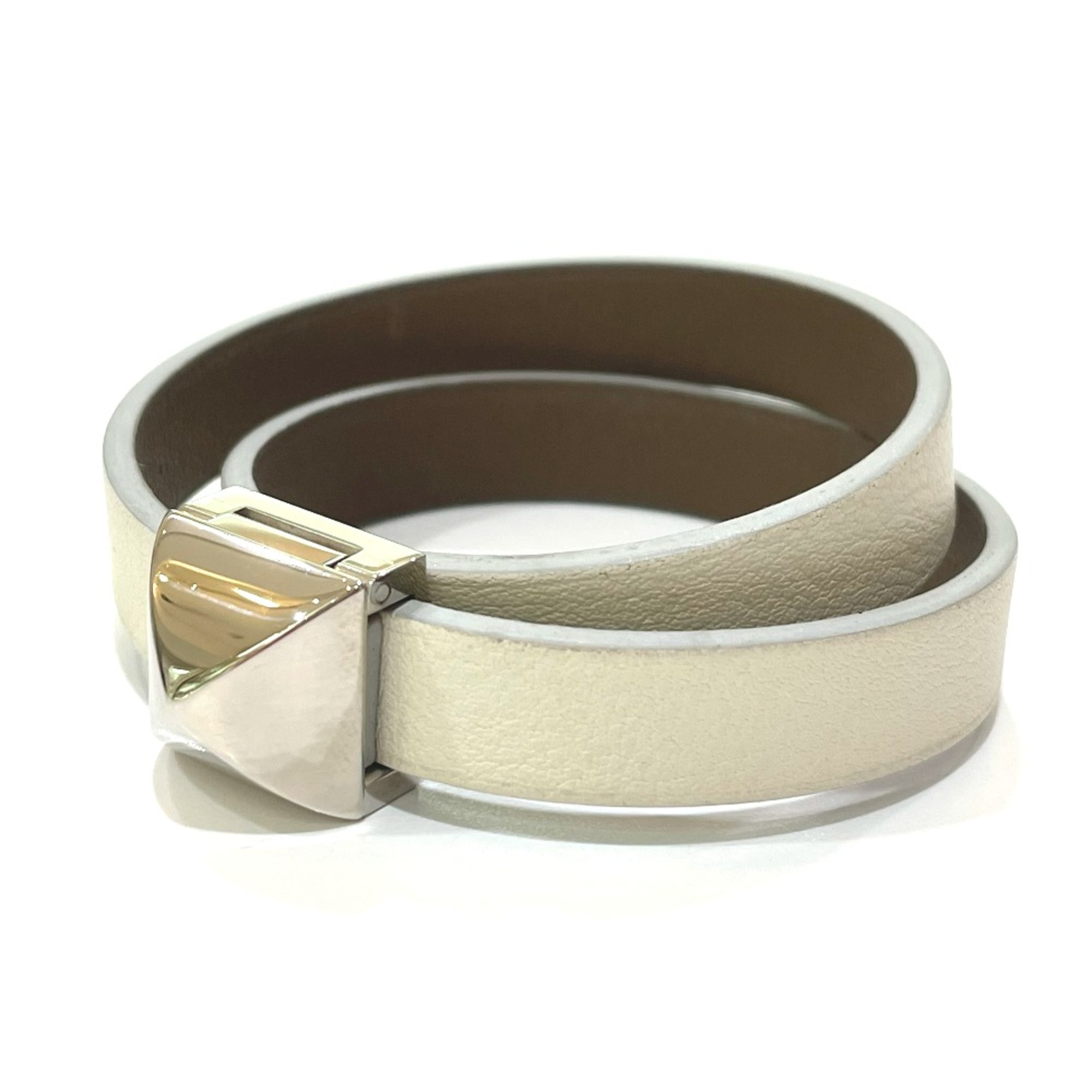 Hermes Medor Dubrutur Bracelet WhiteBased SilverHardware