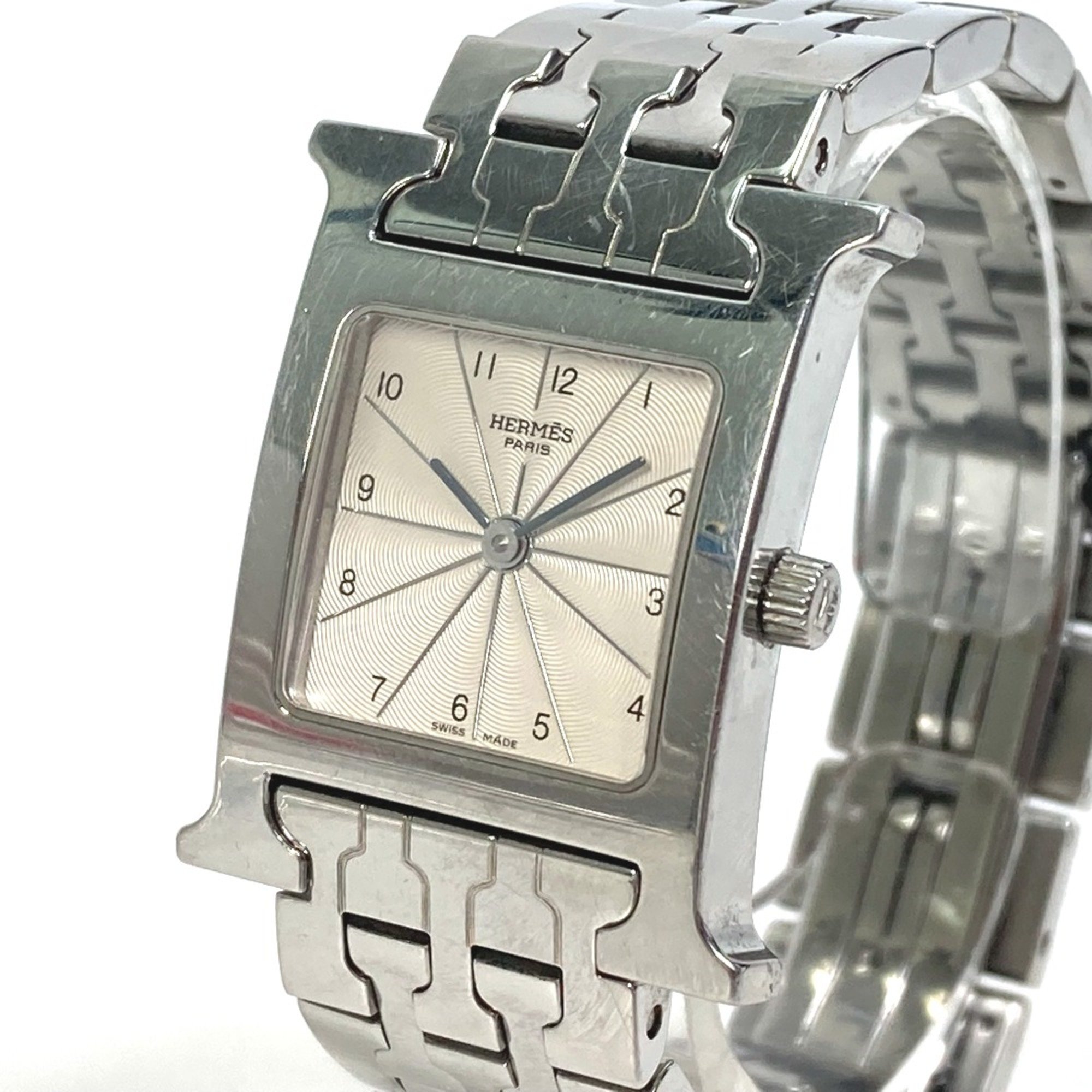 Hermes HH1.210 quartz Wristwatch Silver