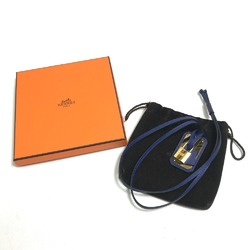 Hermes Cadena motif Necklace Blue Sapphire blue GoldHardware