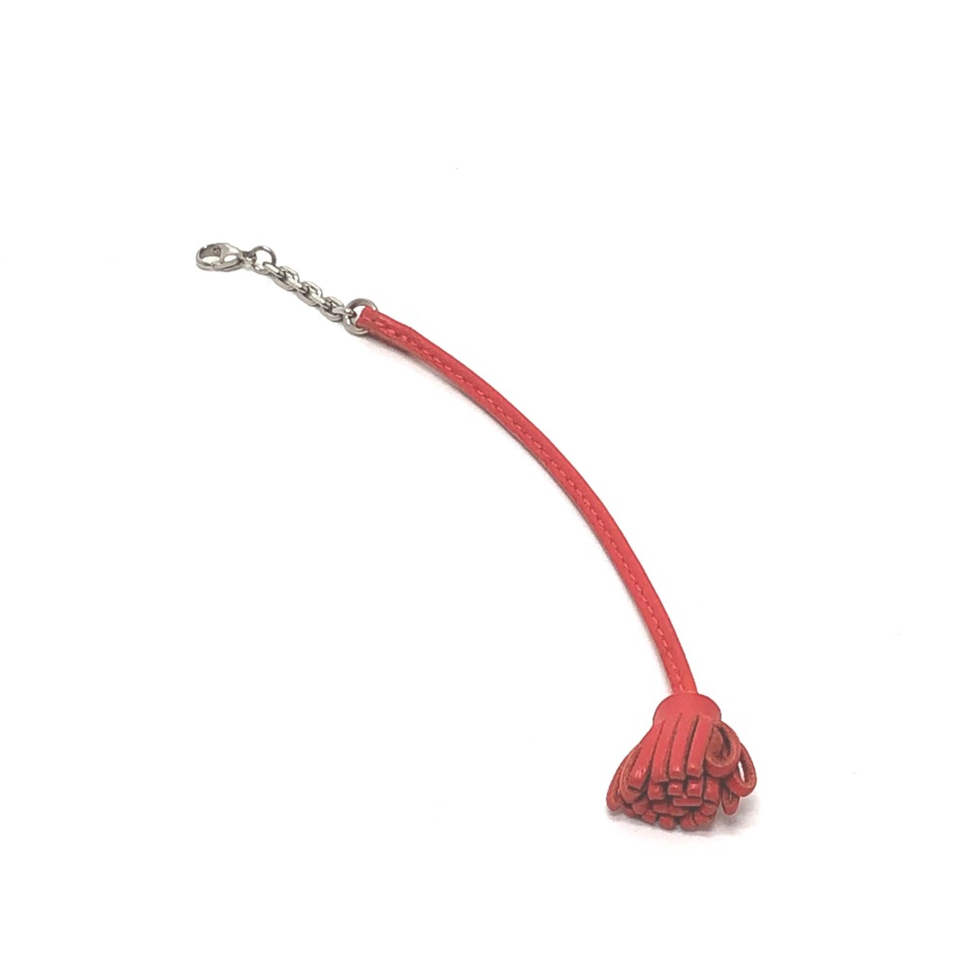 Hermes Tassel Chain charm Rose Jaipur pink