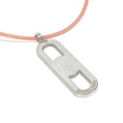 Hermes Accessories Necklace Pink x Silver