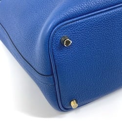 Hermes Picotin Lock PM bag 18 Hand Bag Blue france GoldHardware