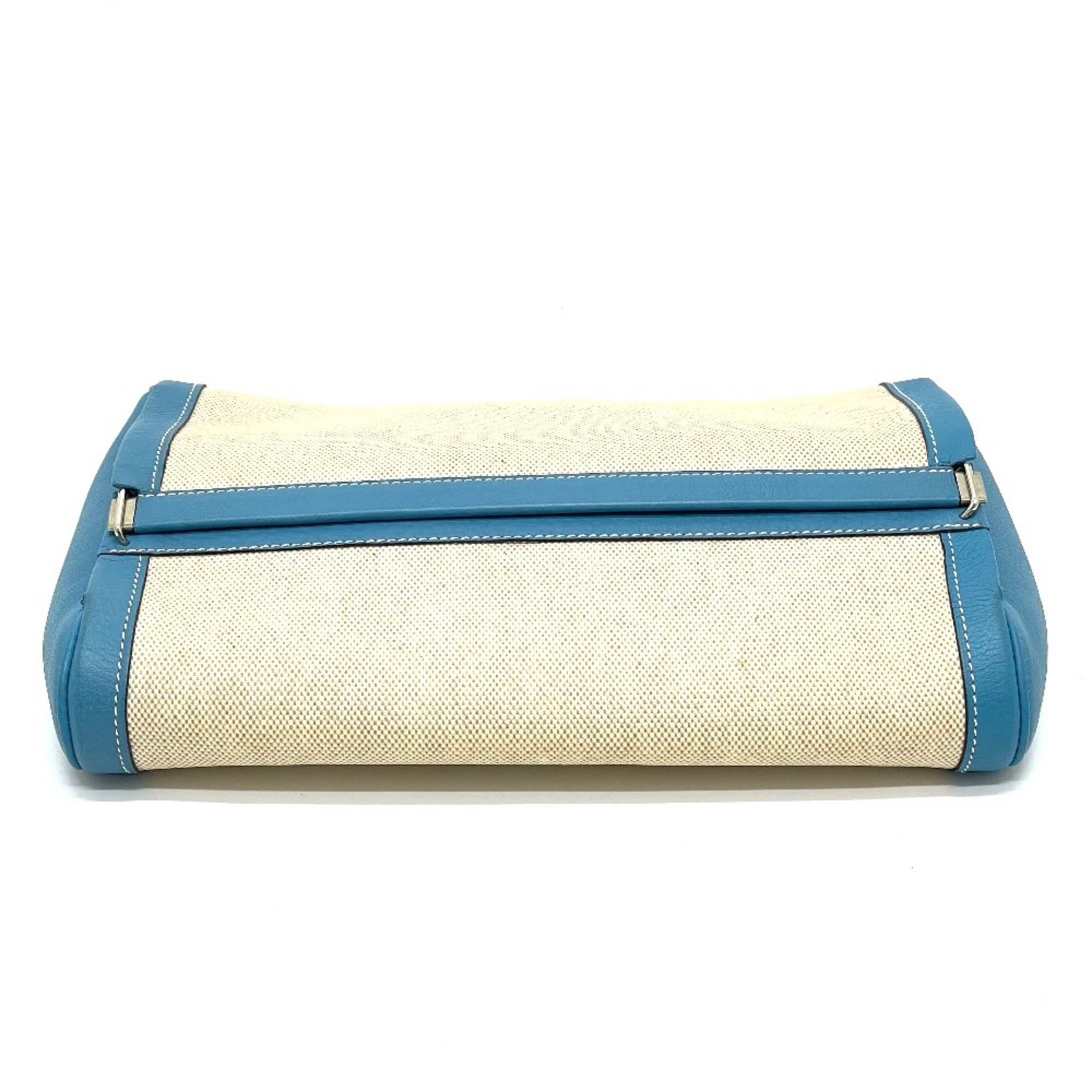 Hermes Equi Bag Cluch Bag Clutch bag Blue paradise blue