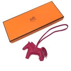 Hermes Charm strap charm Rose mexico purple