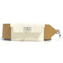 Hermes Bandouliere Bag Kelly Pochette Shoulder strap Nata /Sesame Beige