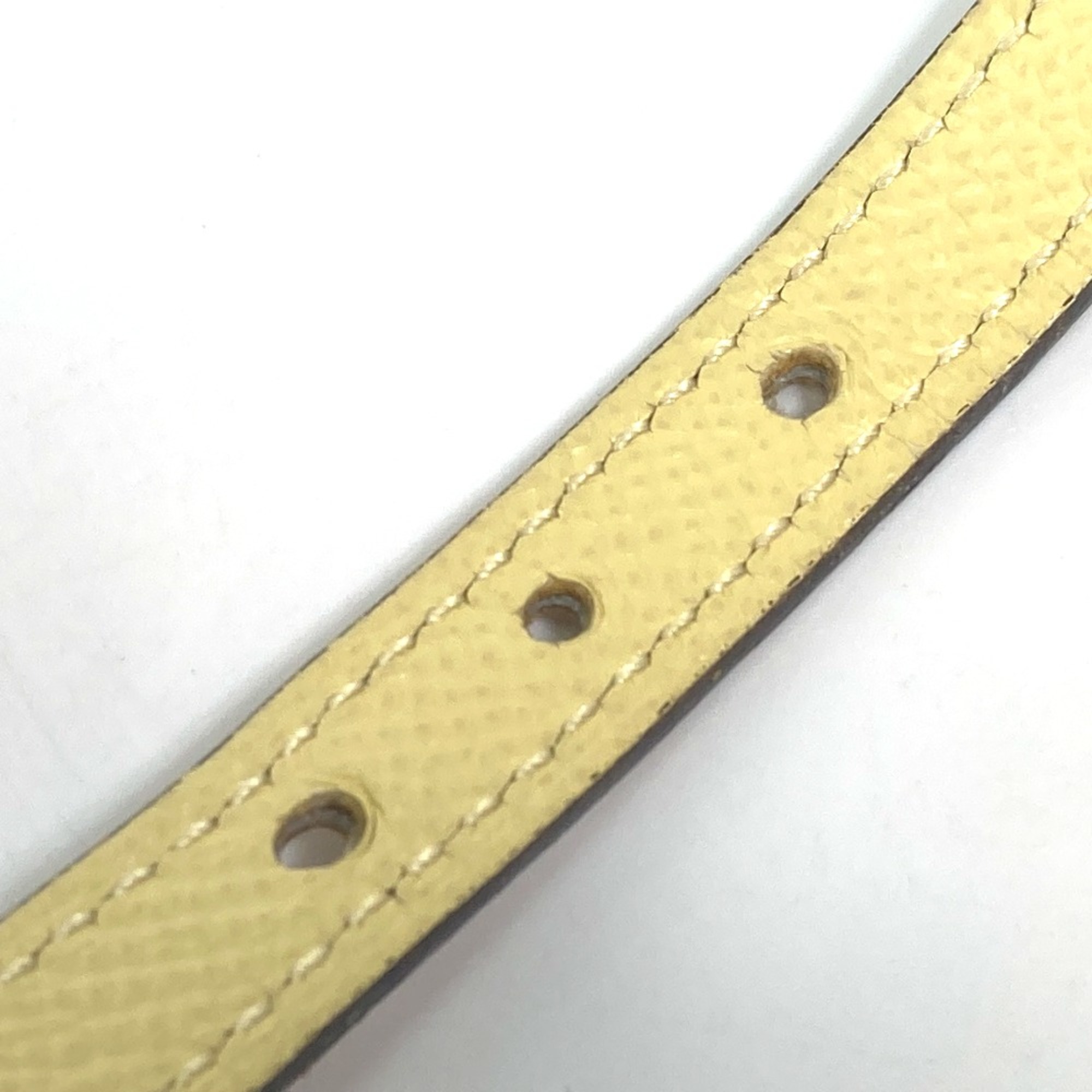 Hermes belt Jaune Poussin/Jaune Amble yellow