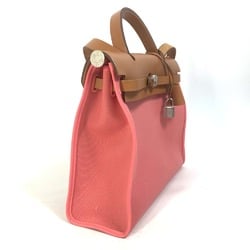 Hermes 2WAY Hand Bag pink Brown