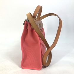 Hermes 2WAY Hand Bag pink Brown