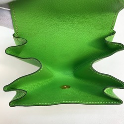 Hermes Coin Compartment Wallet coin purse Apple green Light green