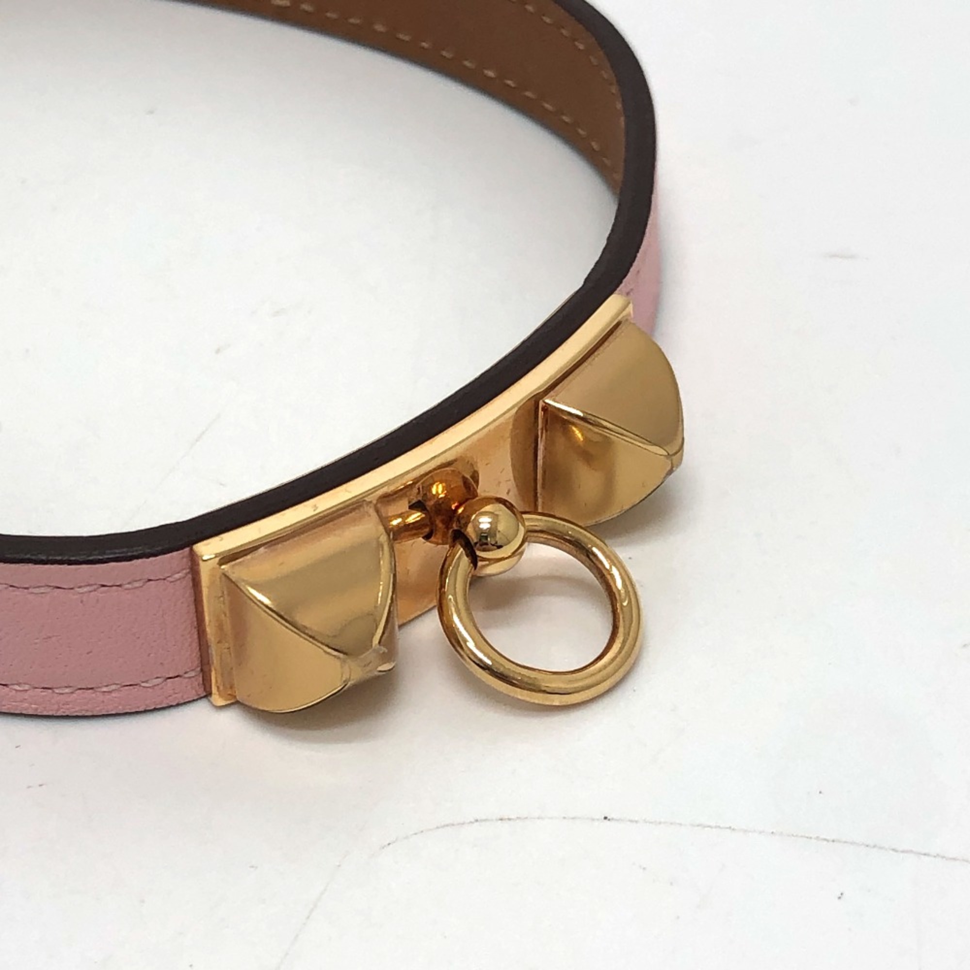 Hermes Rival Bracelet pink GoldHardware