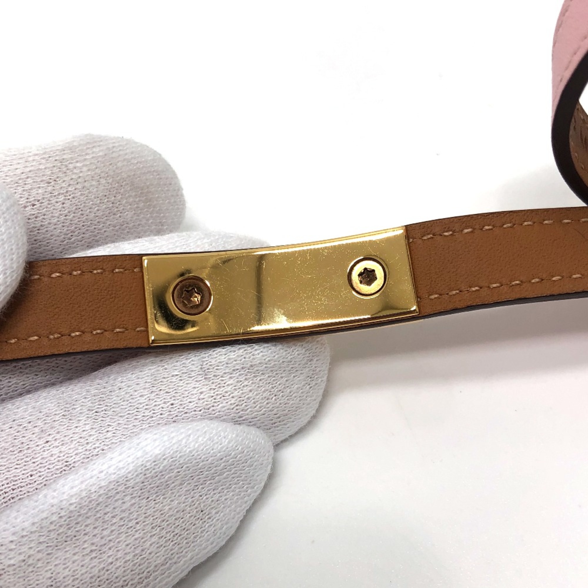 Hermes Rival Bracelet pink GoldHardware