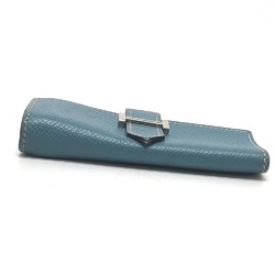 Hermes HHardware 4-Ring Key Case Blue gene blue SilverHardware