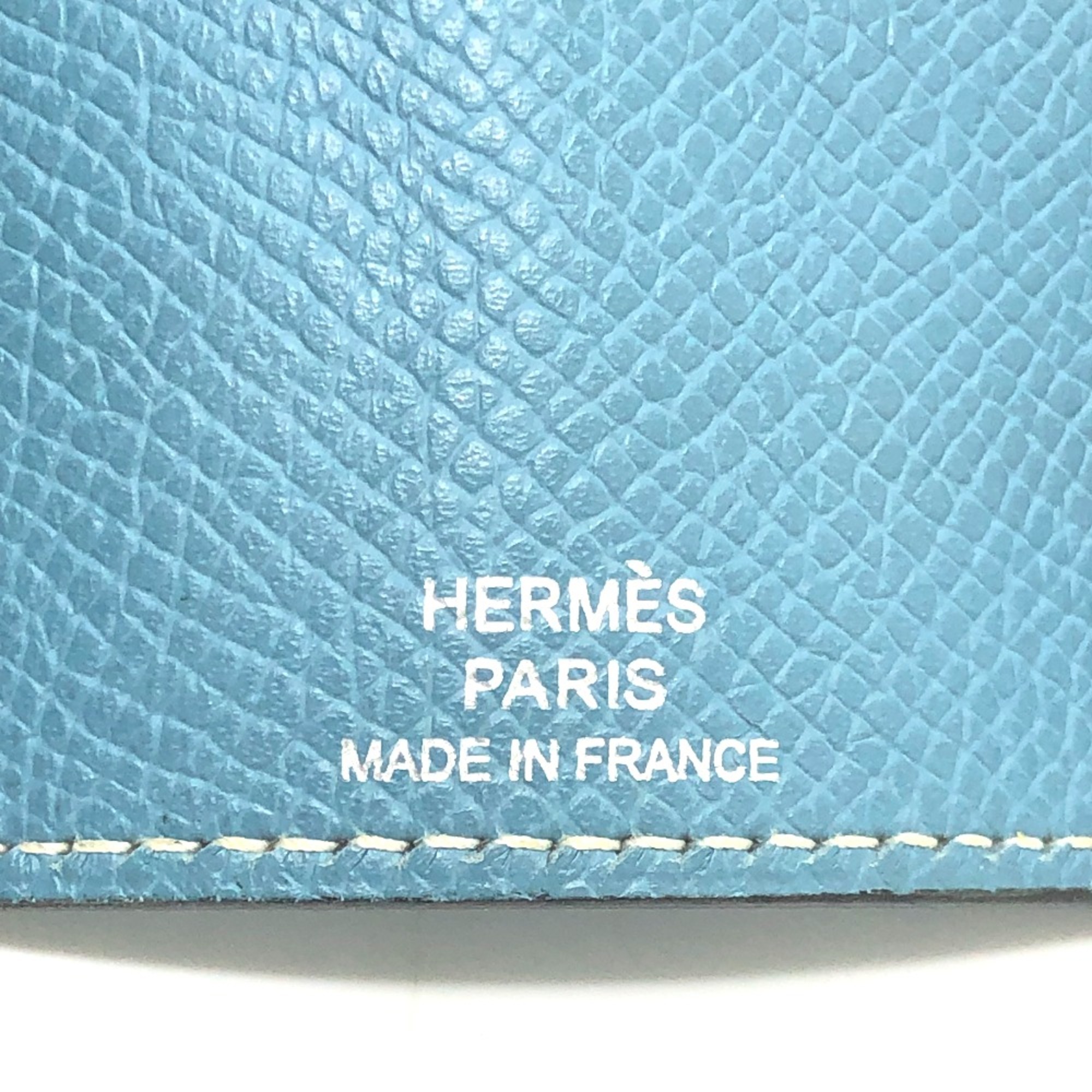 Hermes HHardware 4-Ring Key Case Blue gene blue SilverHardware