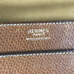 Hermes Bag Width Hand Bag Brown GoldHardware