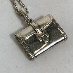 Hermes Bag motif bag accessory Pendant top Silver