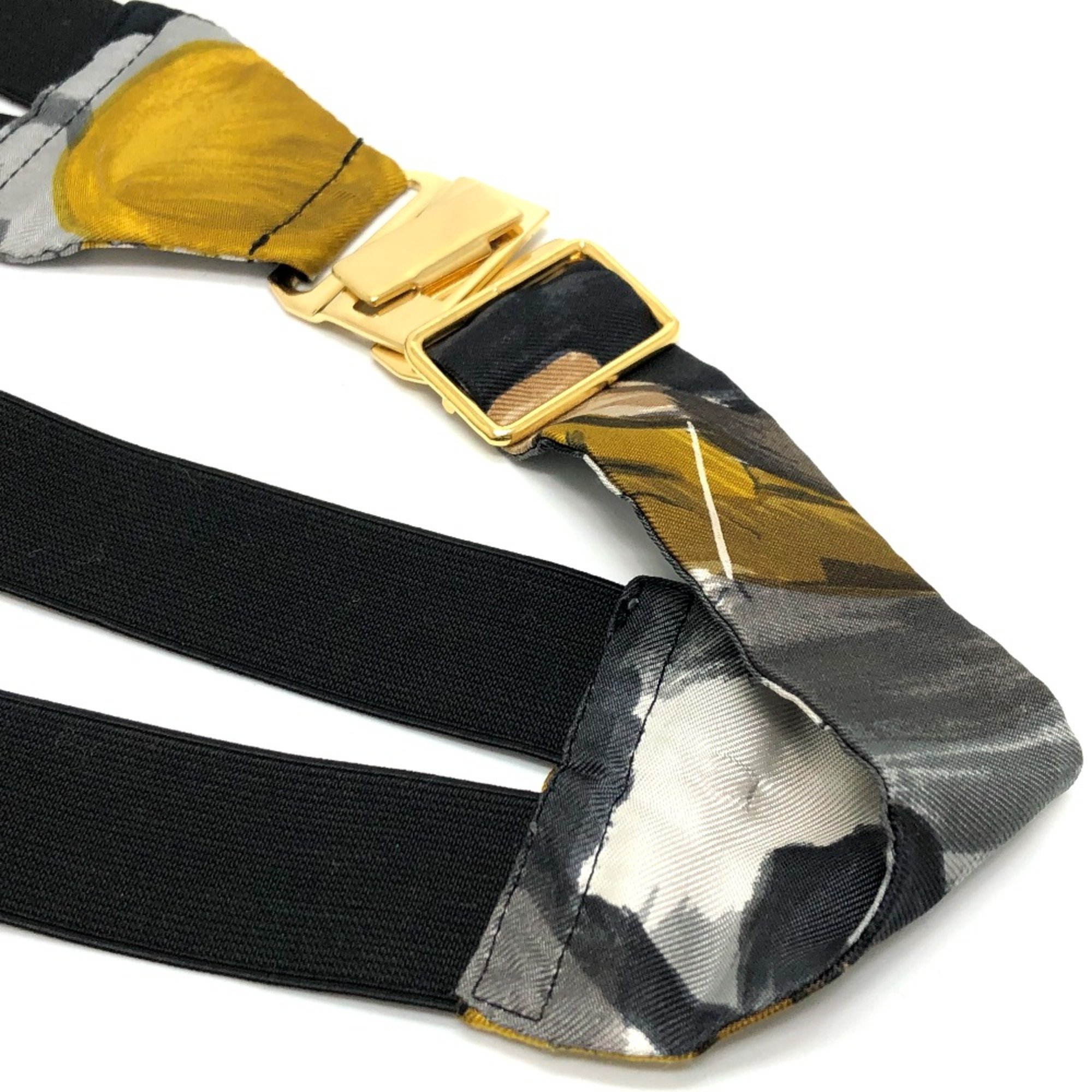 Hermes musician belt White/Multicolore Black