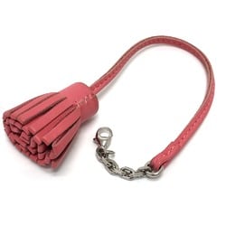 Hermes Tassel Chain charm pink