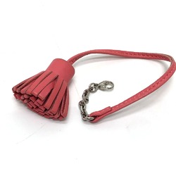 Hermes Tassel Chain charm pink