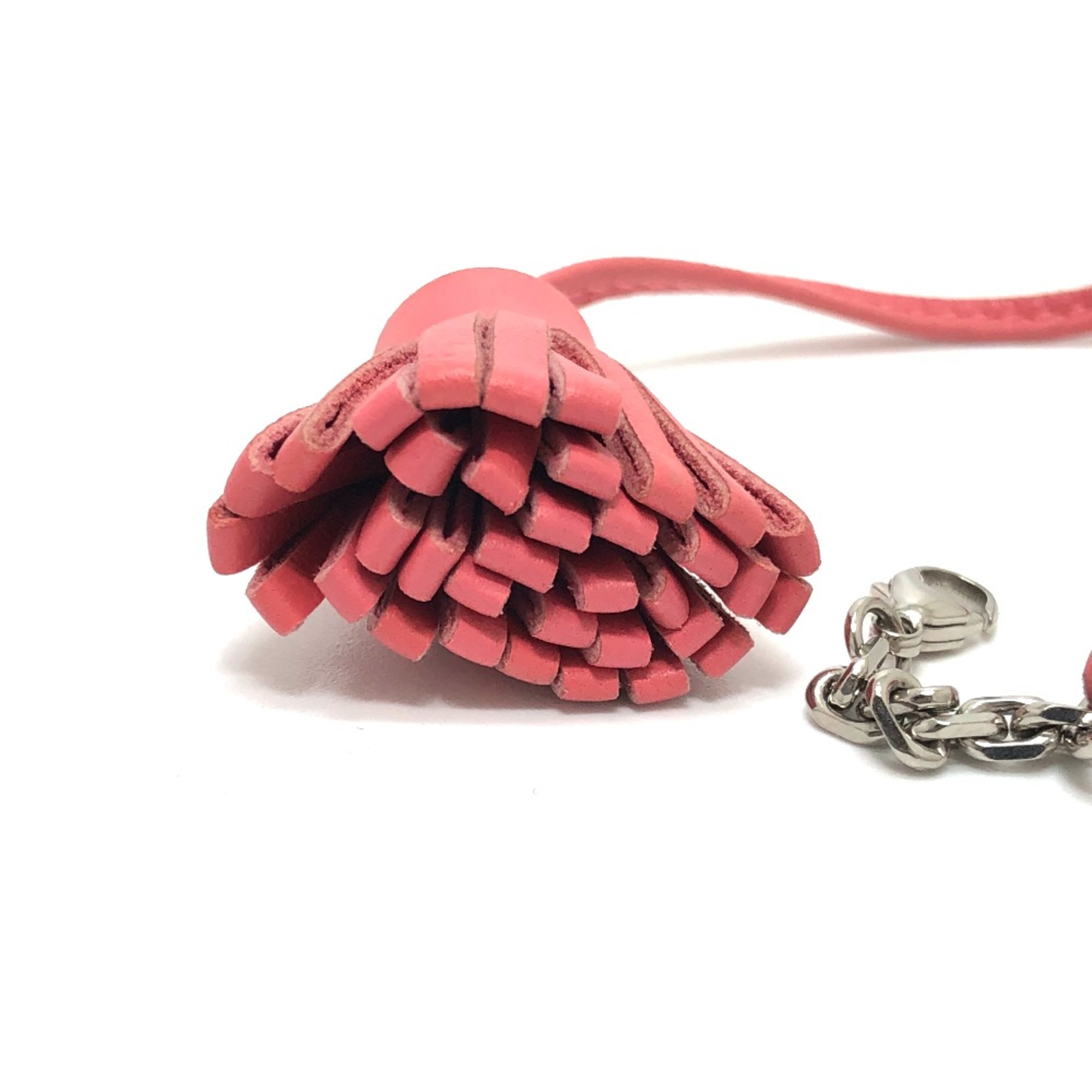 Hermes Tassel Chain charm pink