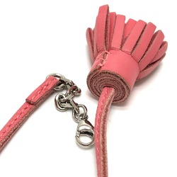 Hermes Tassel Chain charm pink