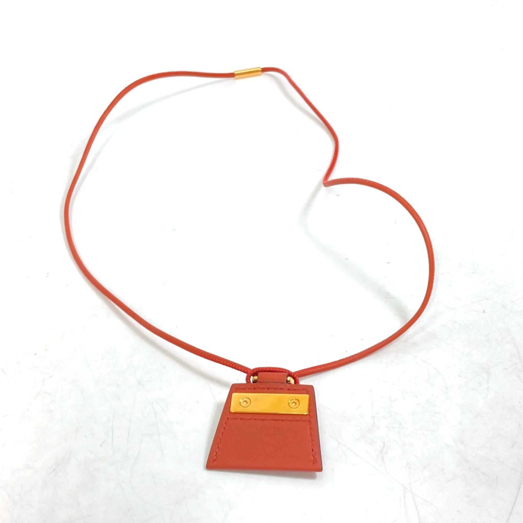 Hermes Fashion Accessories Accessories Necklace Cible Brown GoldHardware