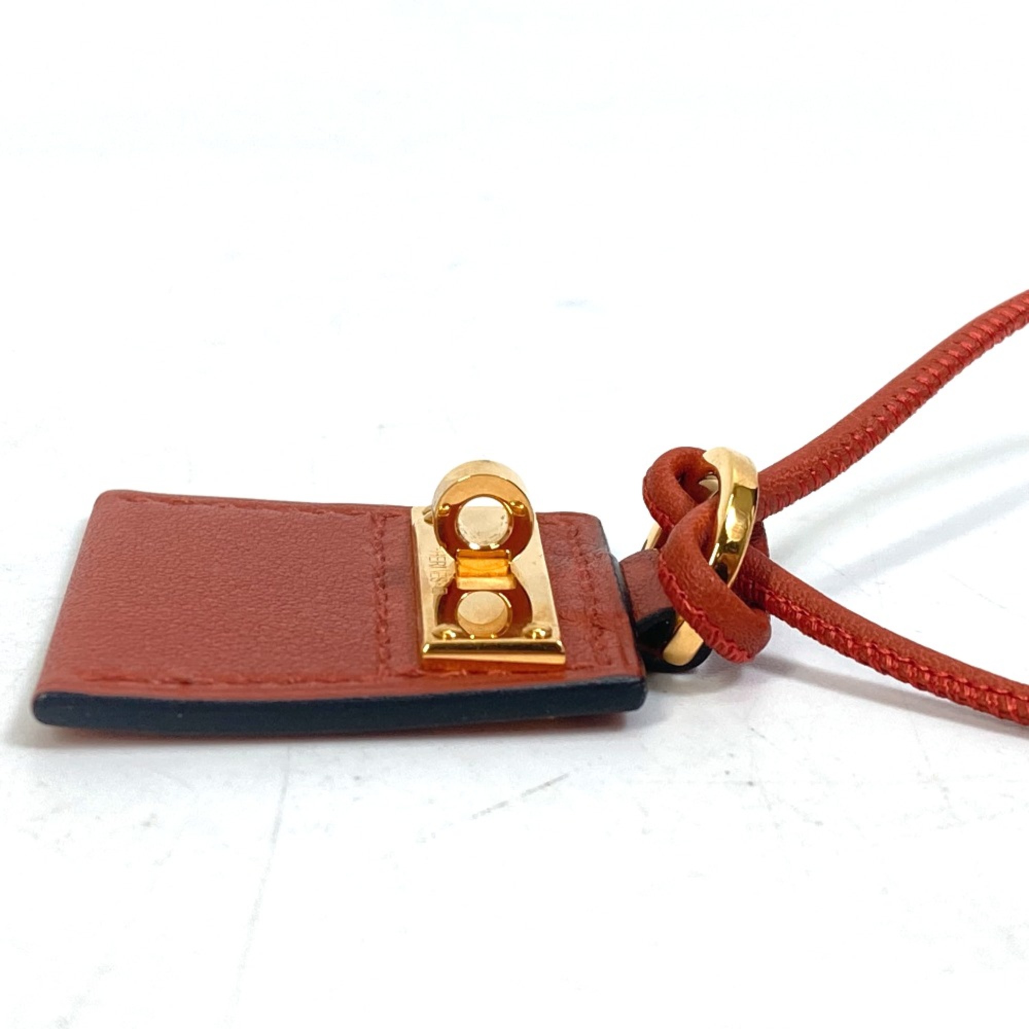 Hermes Fashion Accessories Accessories Necklace Cible Brown GoldHardware